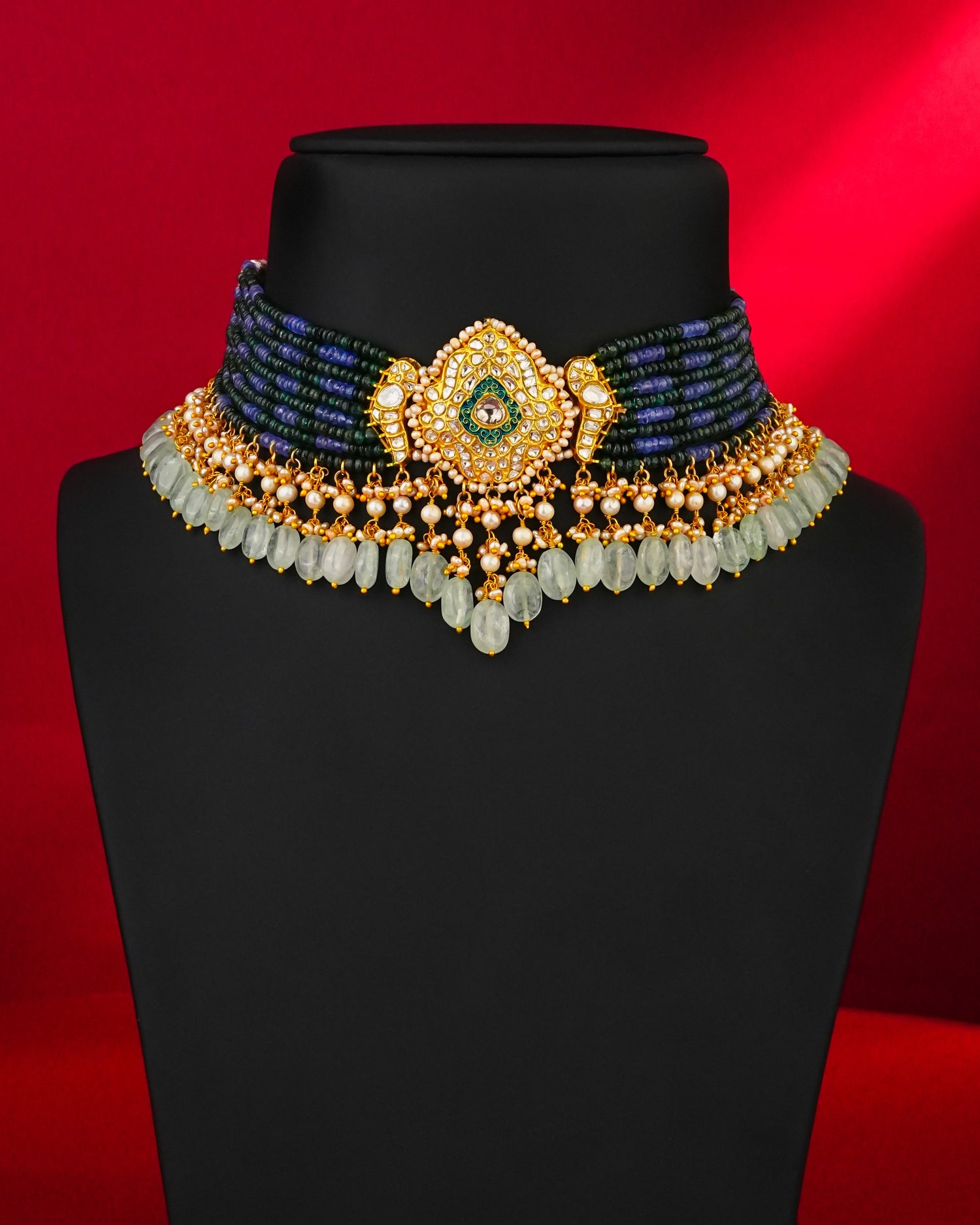 Priya Polki Bead Choker