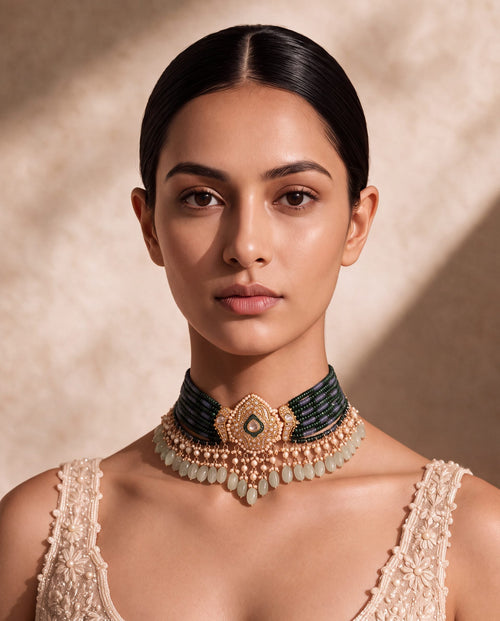 Priya Polki Bead Choker