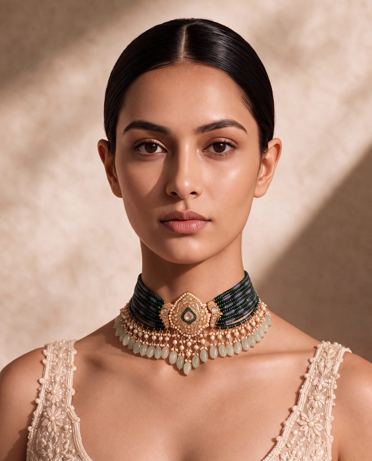 Priya Polki Bead Choker