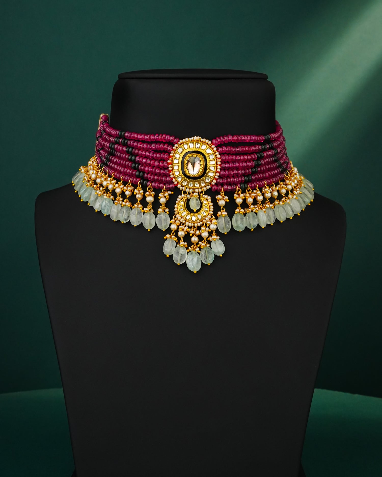 Shreya Polki Bead Choker