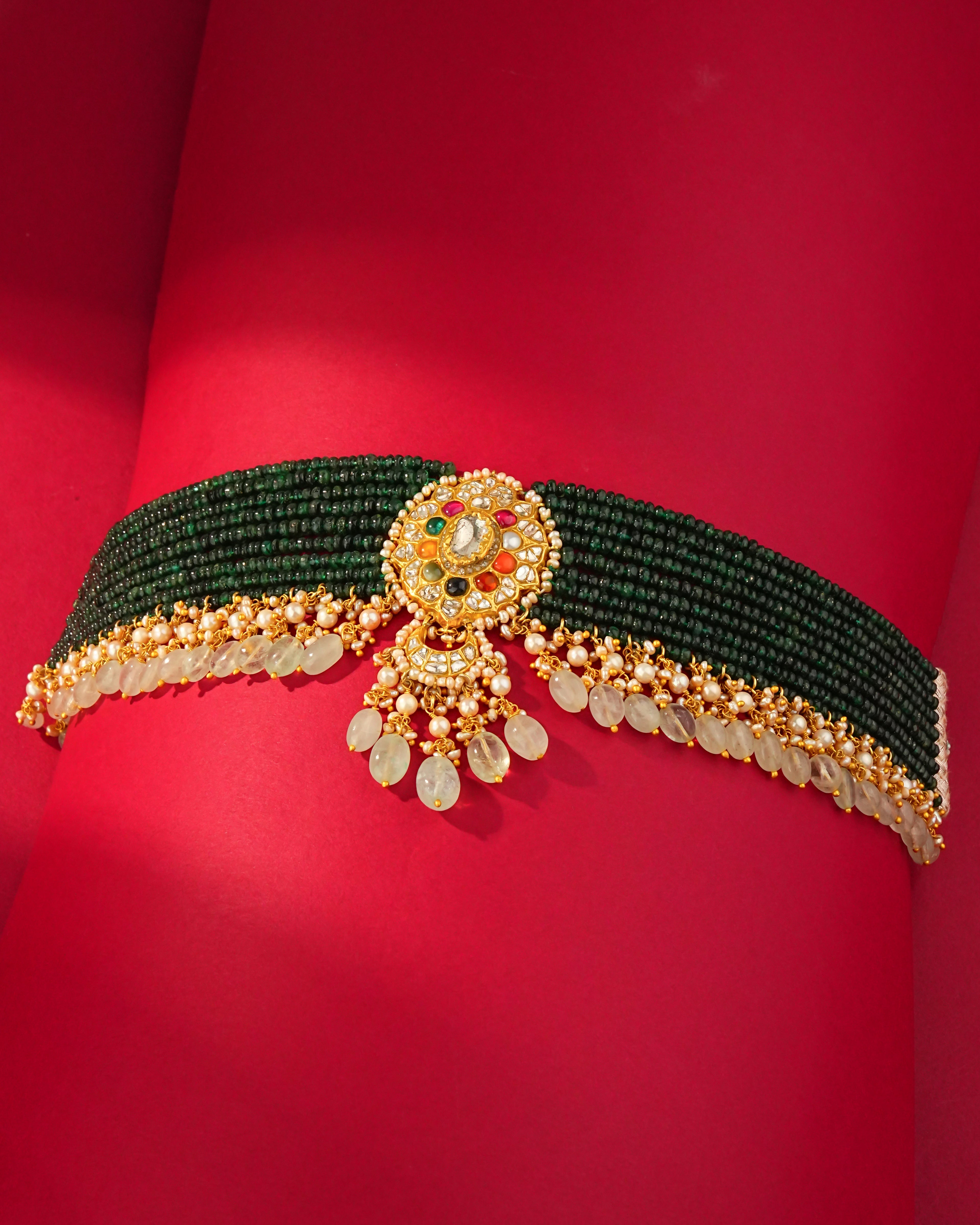Yashvi Polki Bead Choker