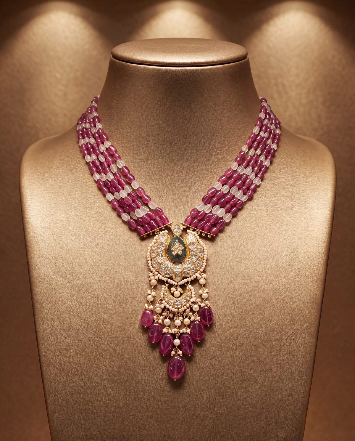 Yashika Polki Bead Pendant