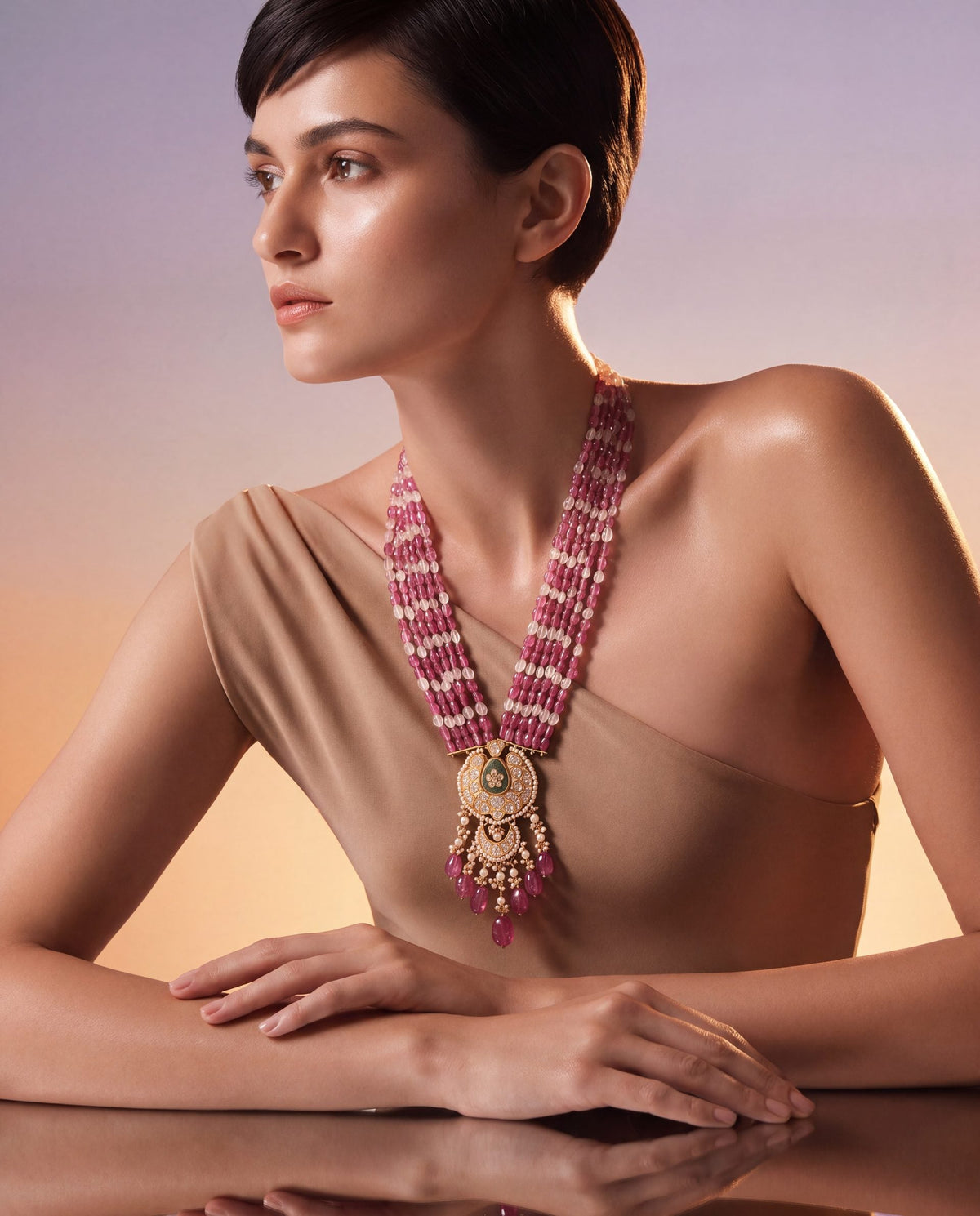 Yashika Polki Bead Pendant