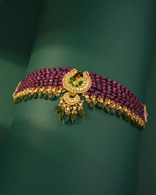 Urmi Polki Bead Choker