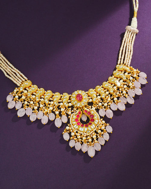 Zeeshani Polki Necklace