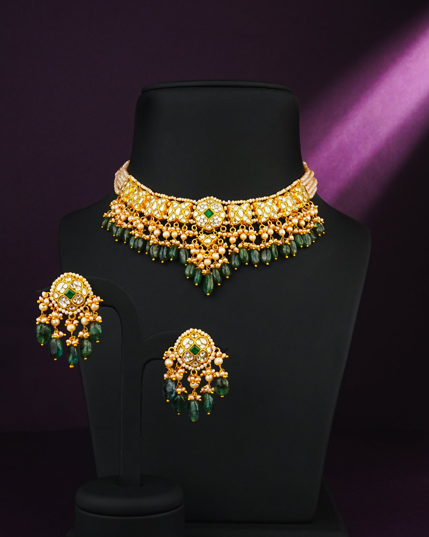 Nazlin Polki Necklace