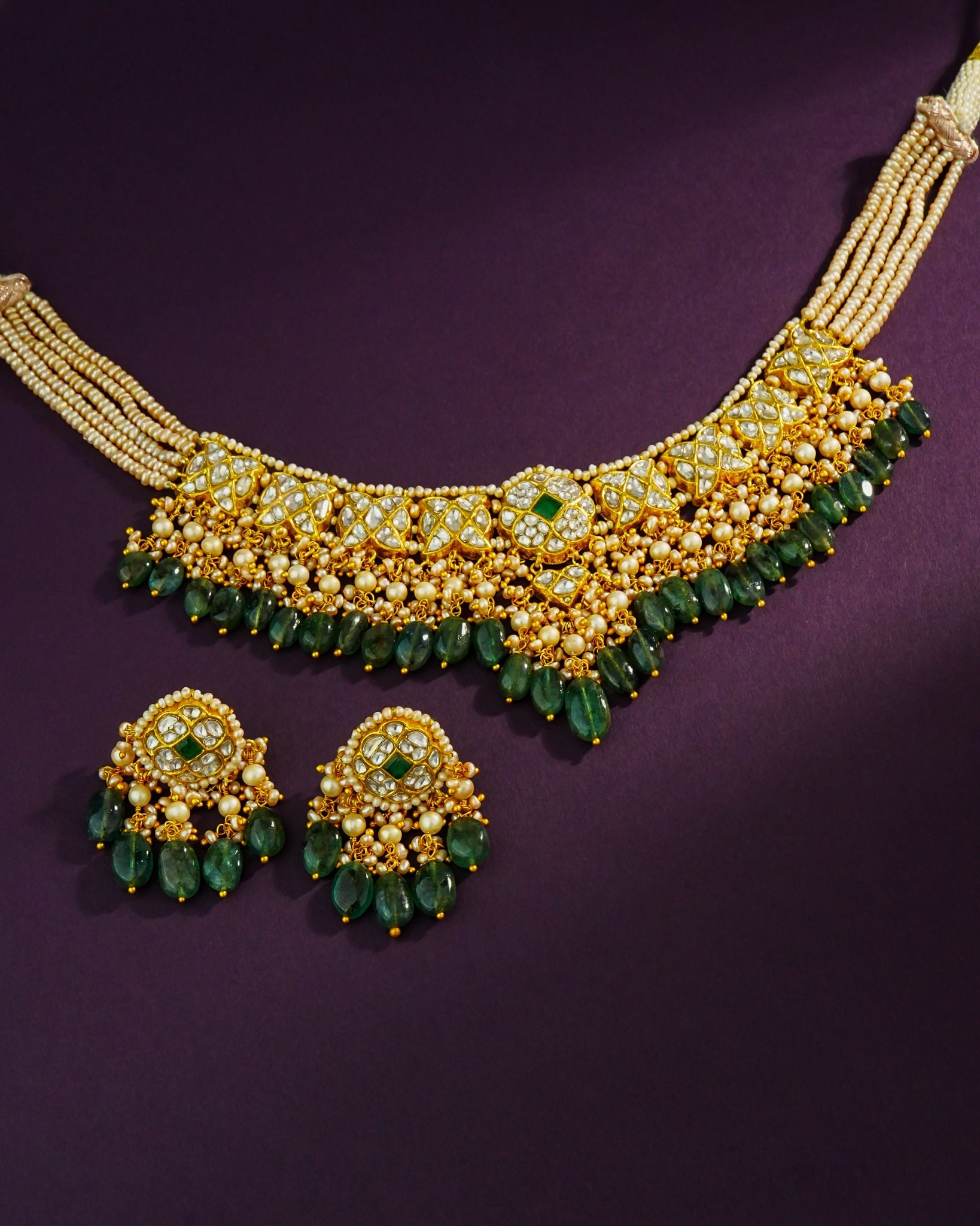 Nazlin Polki Necklace
