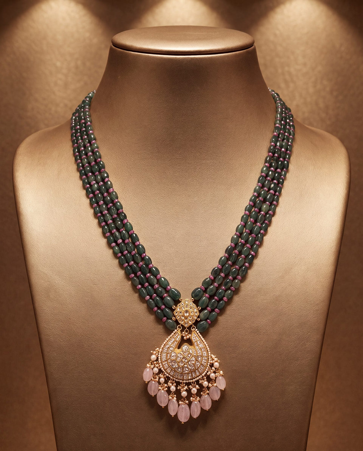 Rakshita Polki Bead Pendant