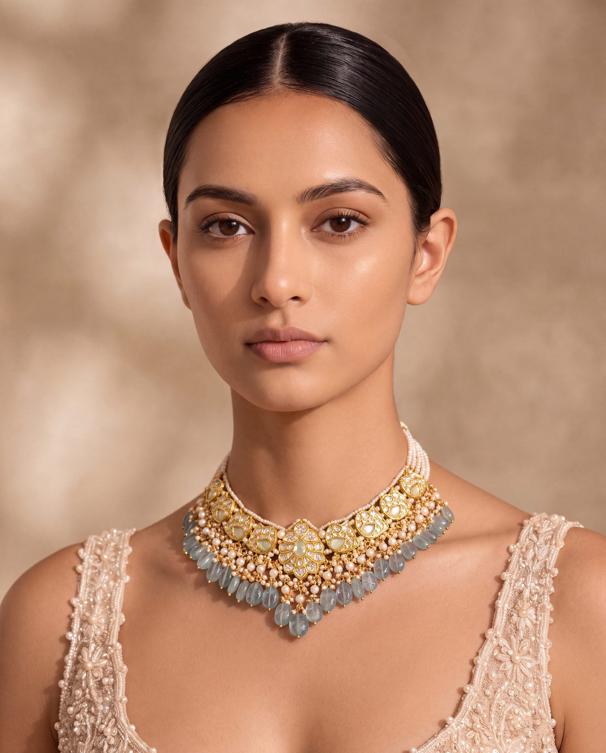 Vritika Polki Neckalce