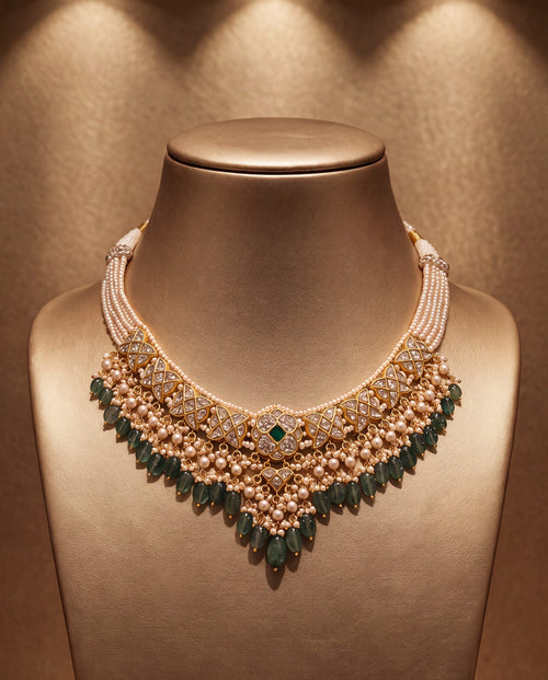 Savita Polki Neckalce