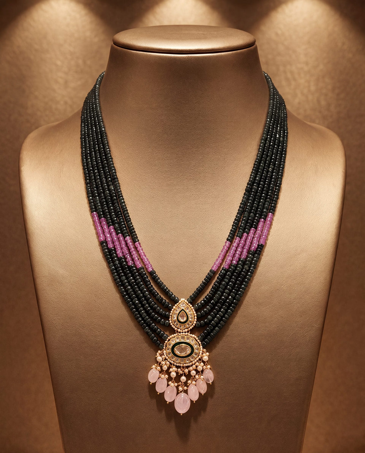 Lavika Polki Bead Pendant