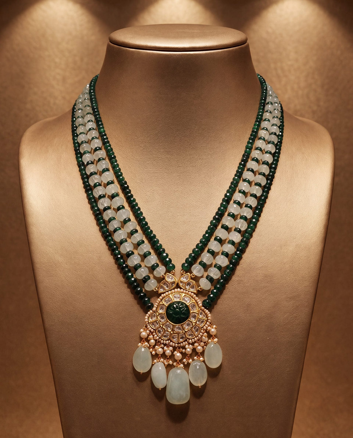Akriti Polki Bead Pendant
