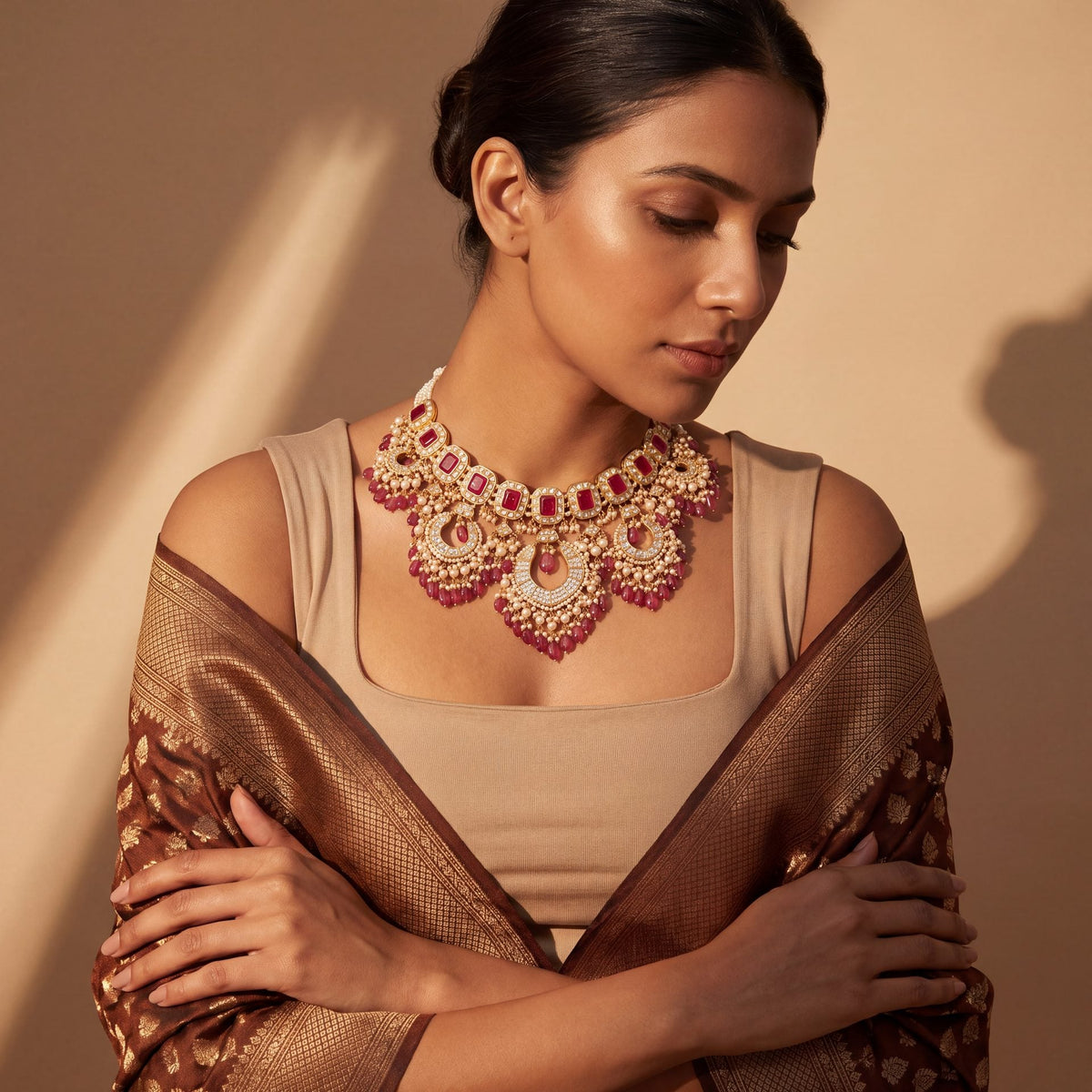 Jasmin Polki Necklace