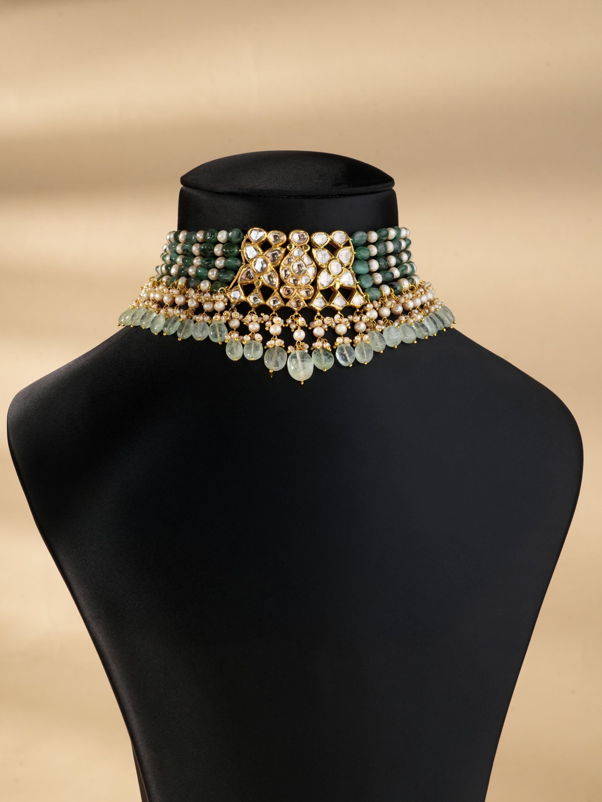 Tejasvi Polki Bead Choker
