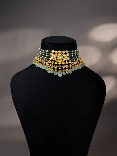 Tejasvi Polki Bead Choker