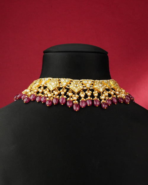 Oviya Polki Necklace
