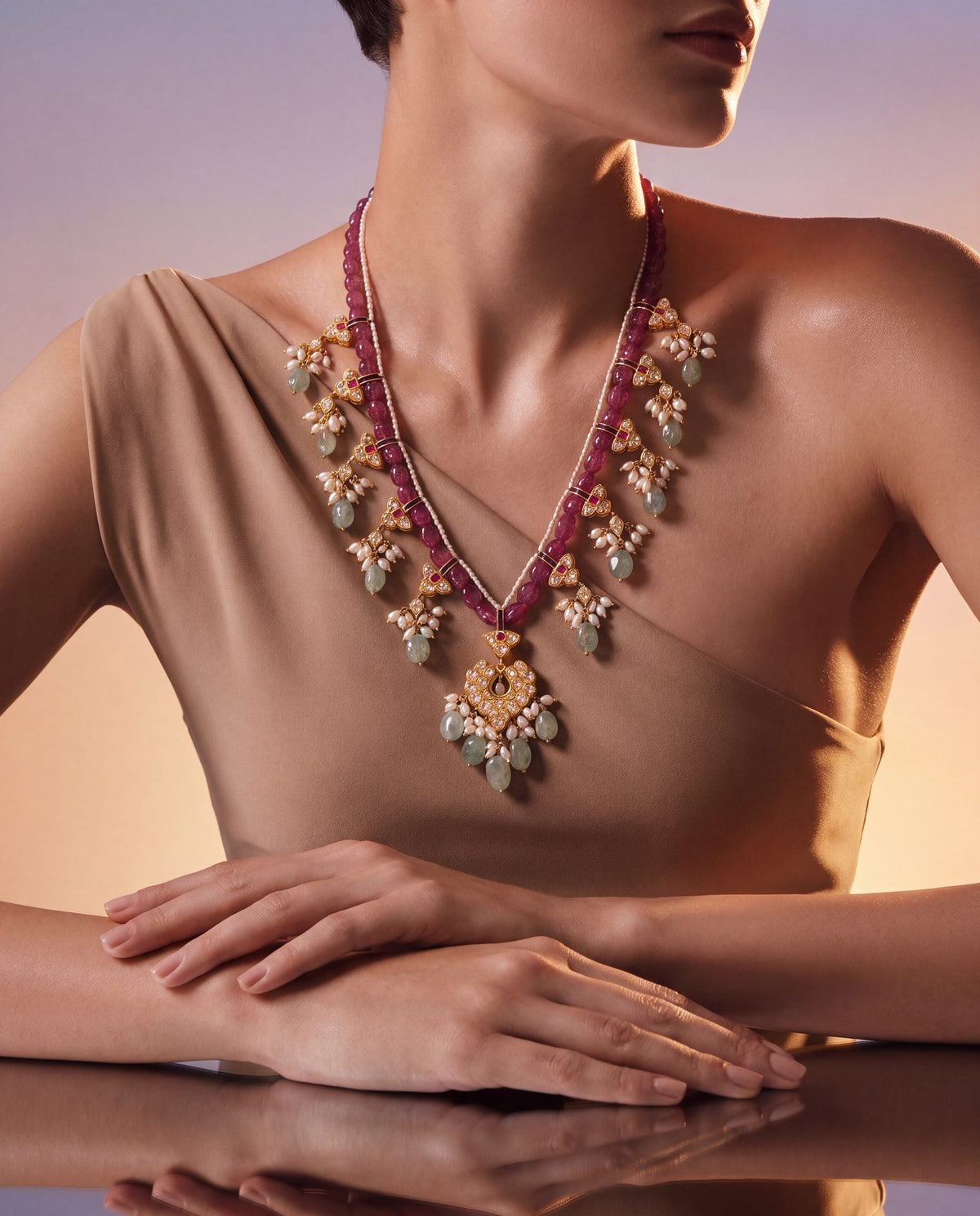 Prerna Polki Bead Pendant