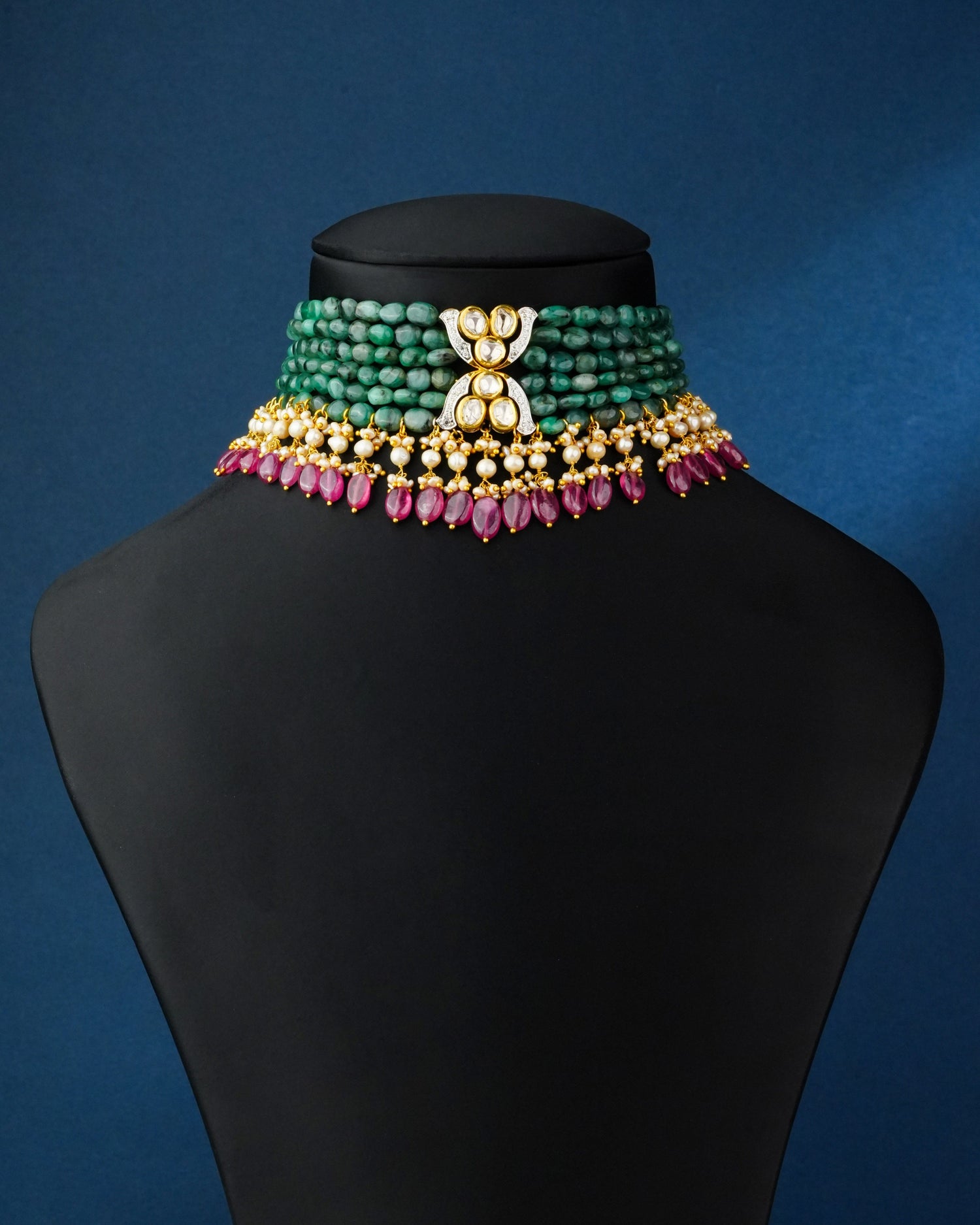 Naima Polki And Diamond Bead Choker