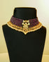 Mriganka Polki And Diamond Bead Choker - NO ORDERS