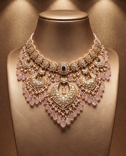 Diya Polki Necklace