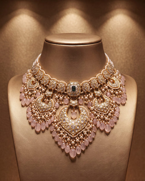 Diya Polki Necklace