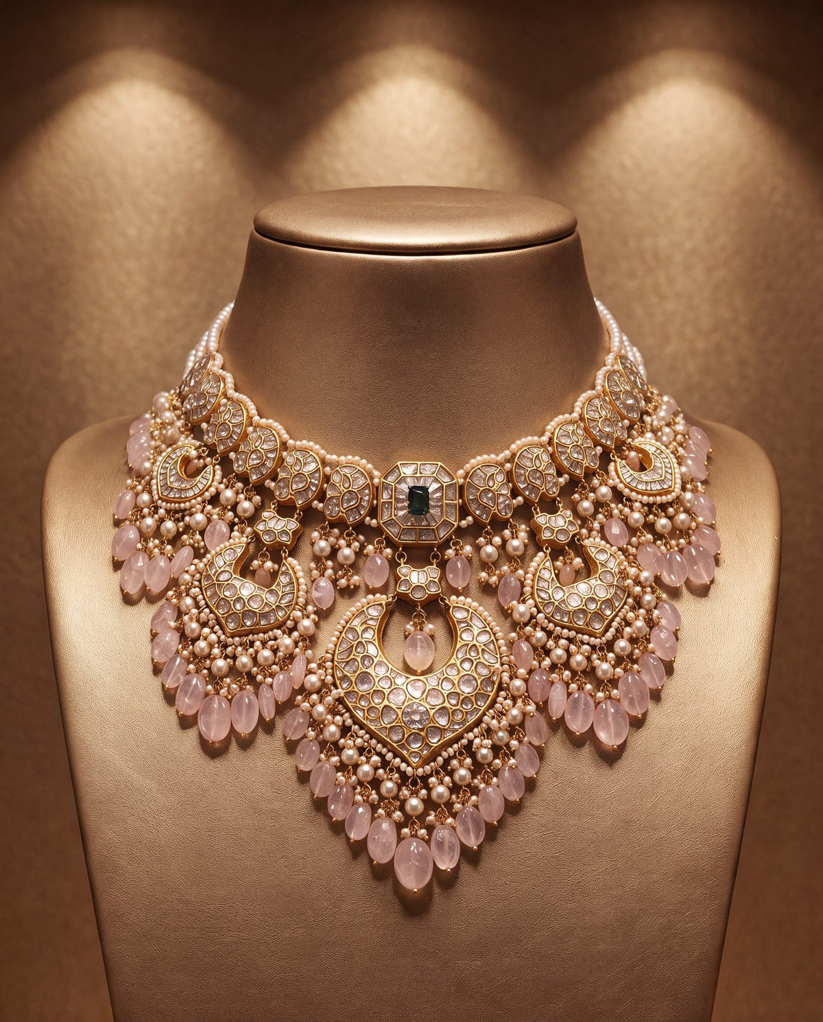 Diya Polki Necklace