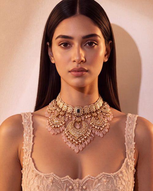 Diya Polki Necklace