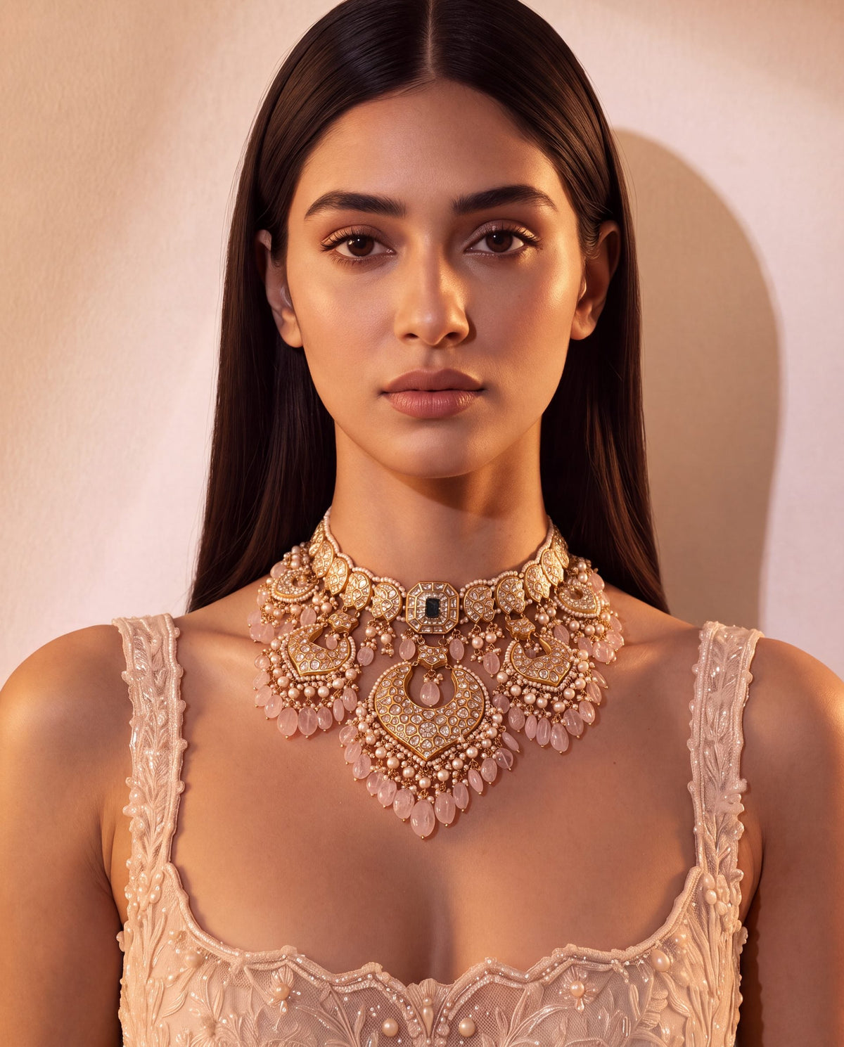 Diya Polki Necklace