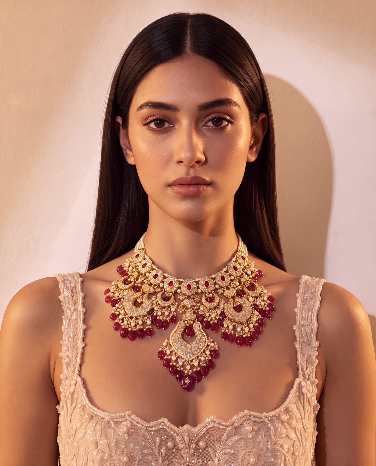 Trisha Polki Necklace