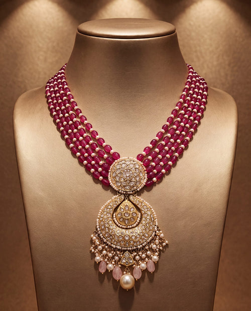 Fiza Polki Bead Pendant