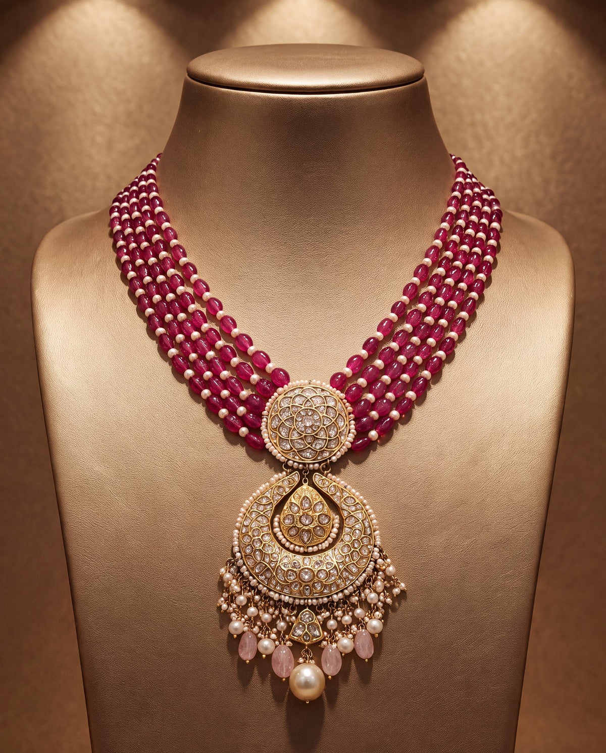 Fiza Polki Bead Pendant