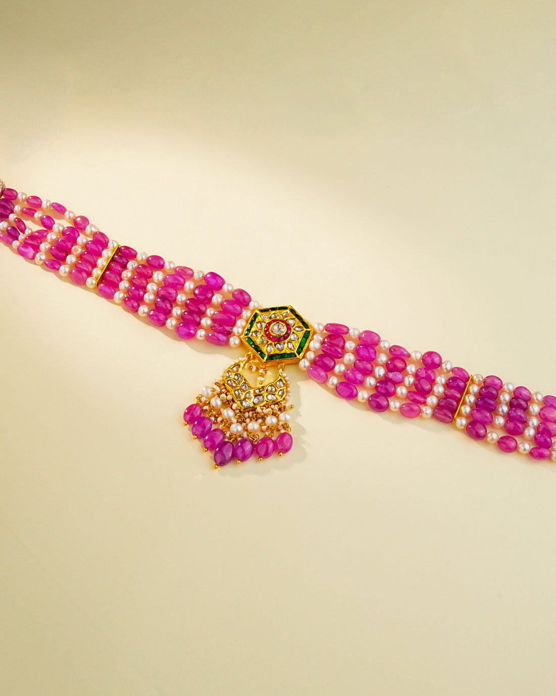 Erisha Polki Bead Choker