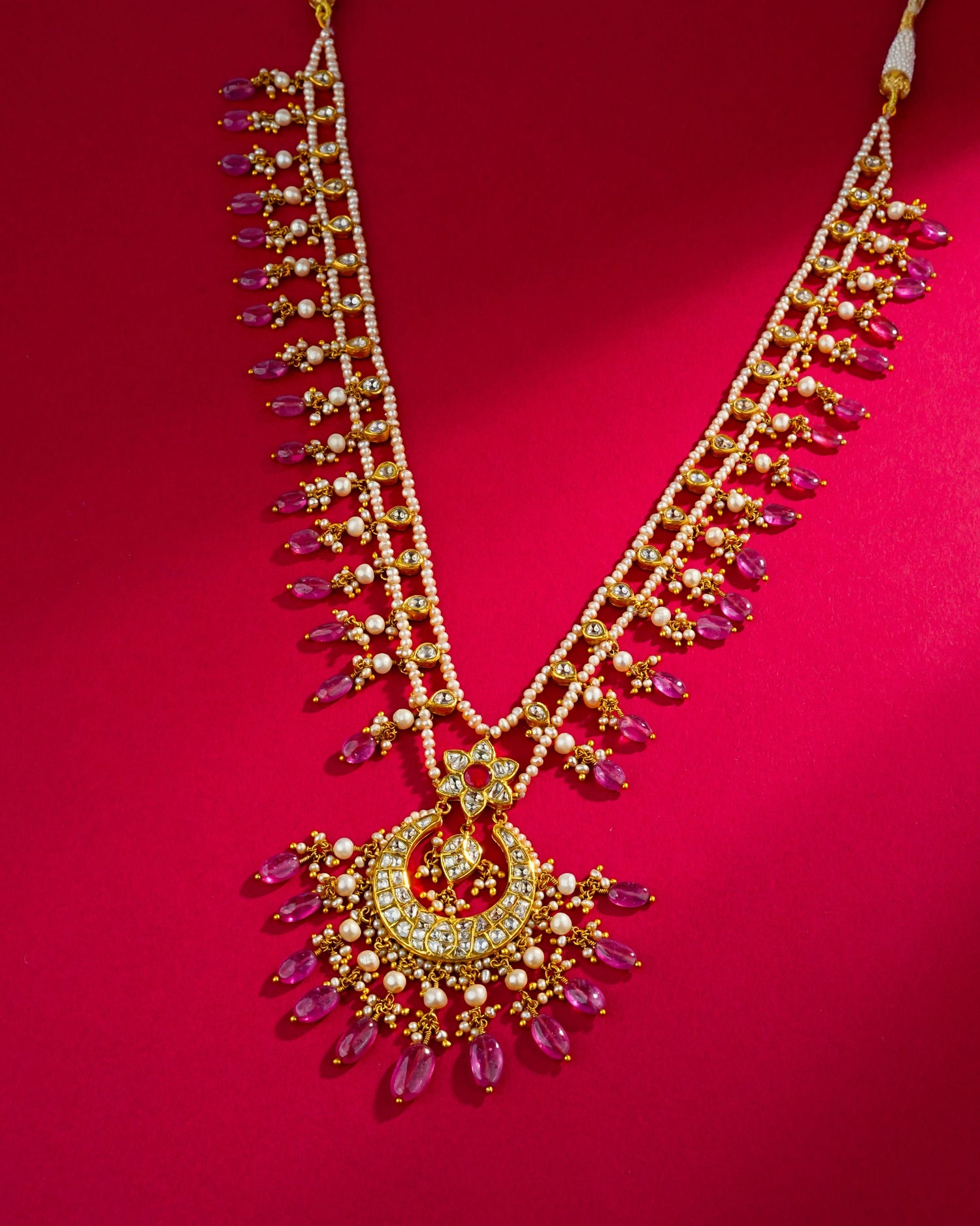 Komal Polki Long Necklace
