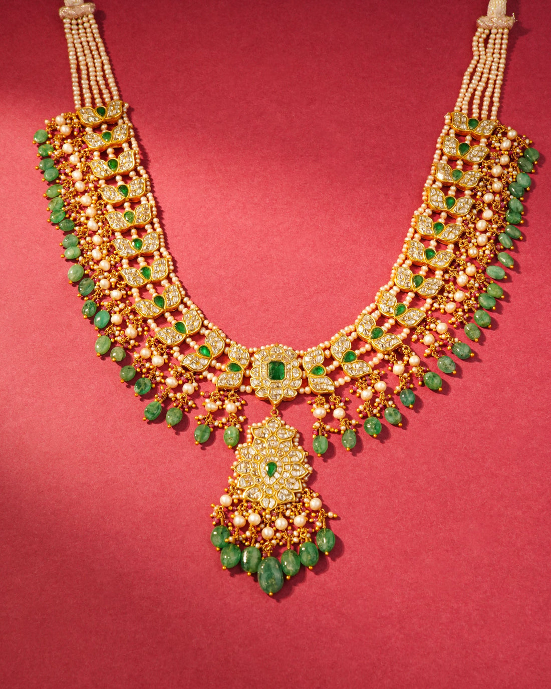 Priti Polki Long Necklace