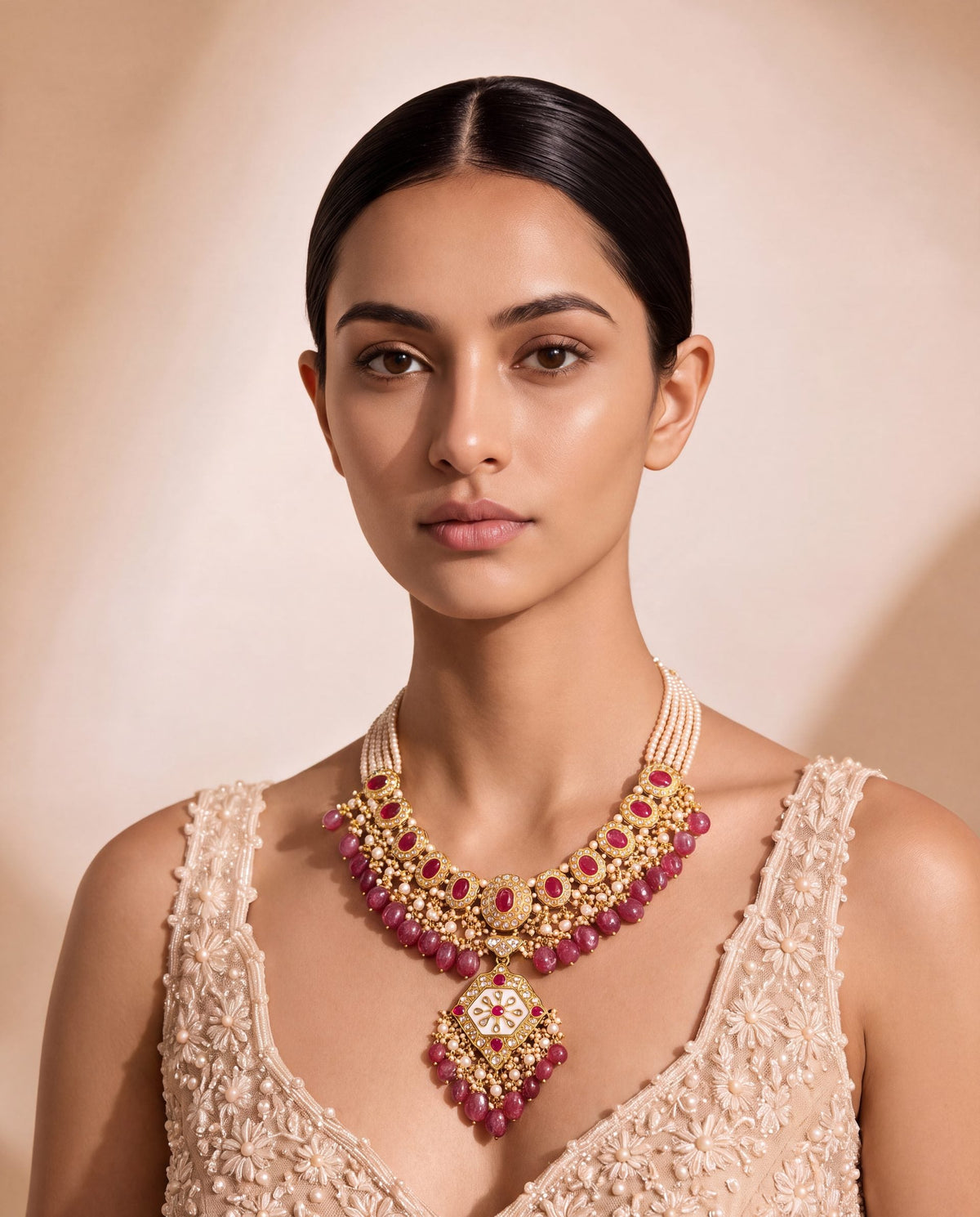 Nadiya Polki Necklace