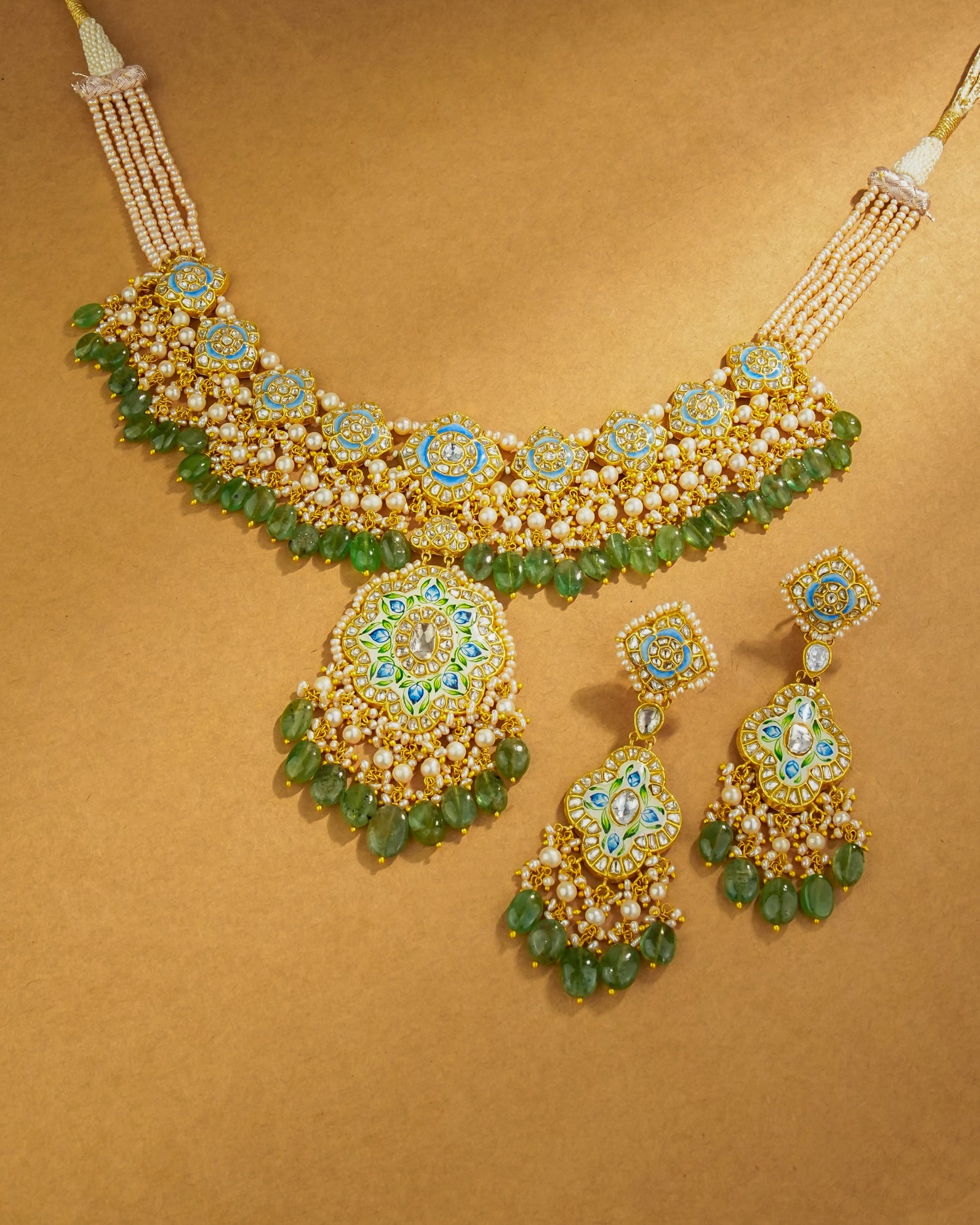 Vaidhi Polki Long Earrings