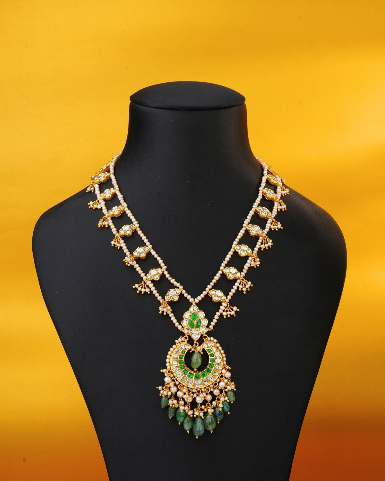 Vaishnavi Polki Long Necklace