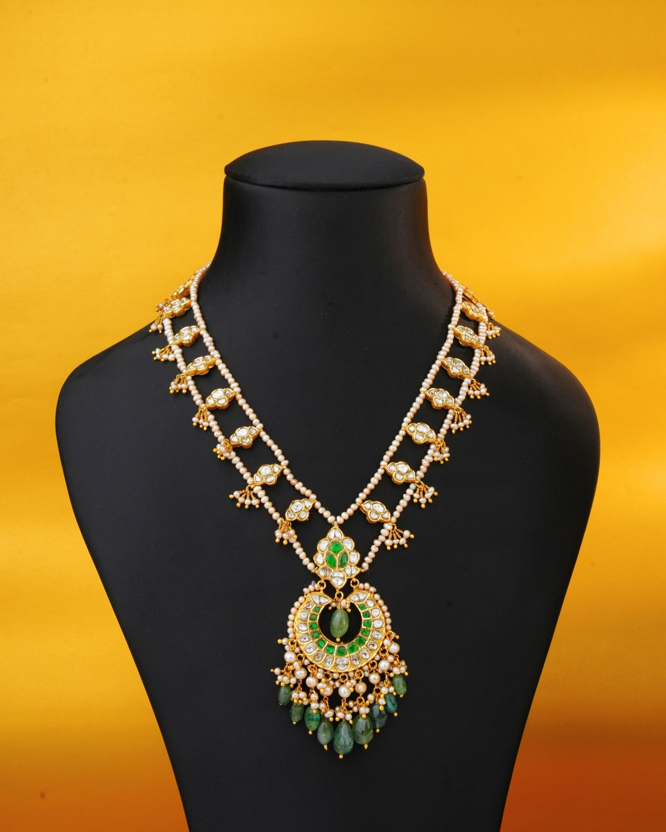 Vaishnavi Polki Long Necklace