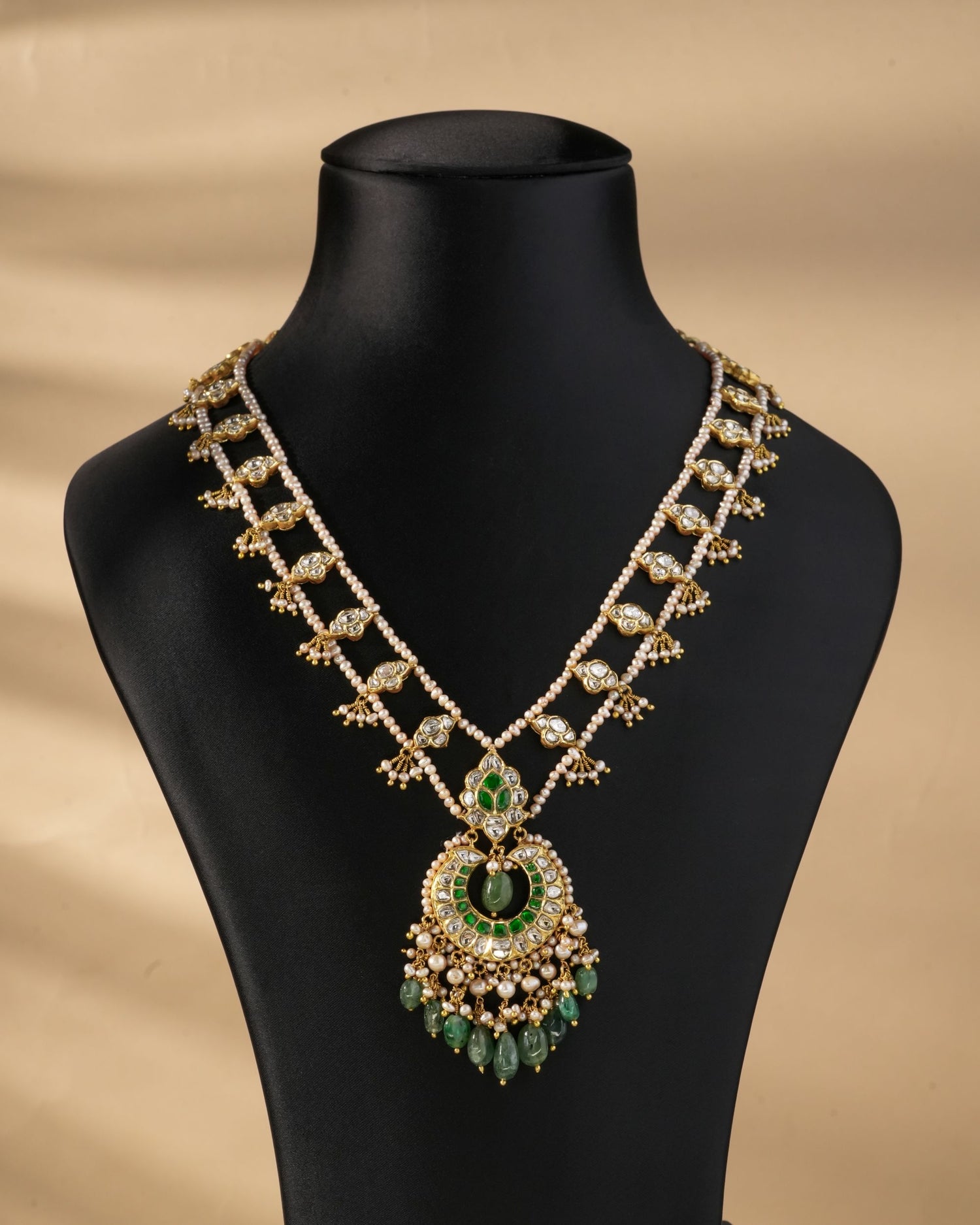 Vaishnavi Polki Long Necklace