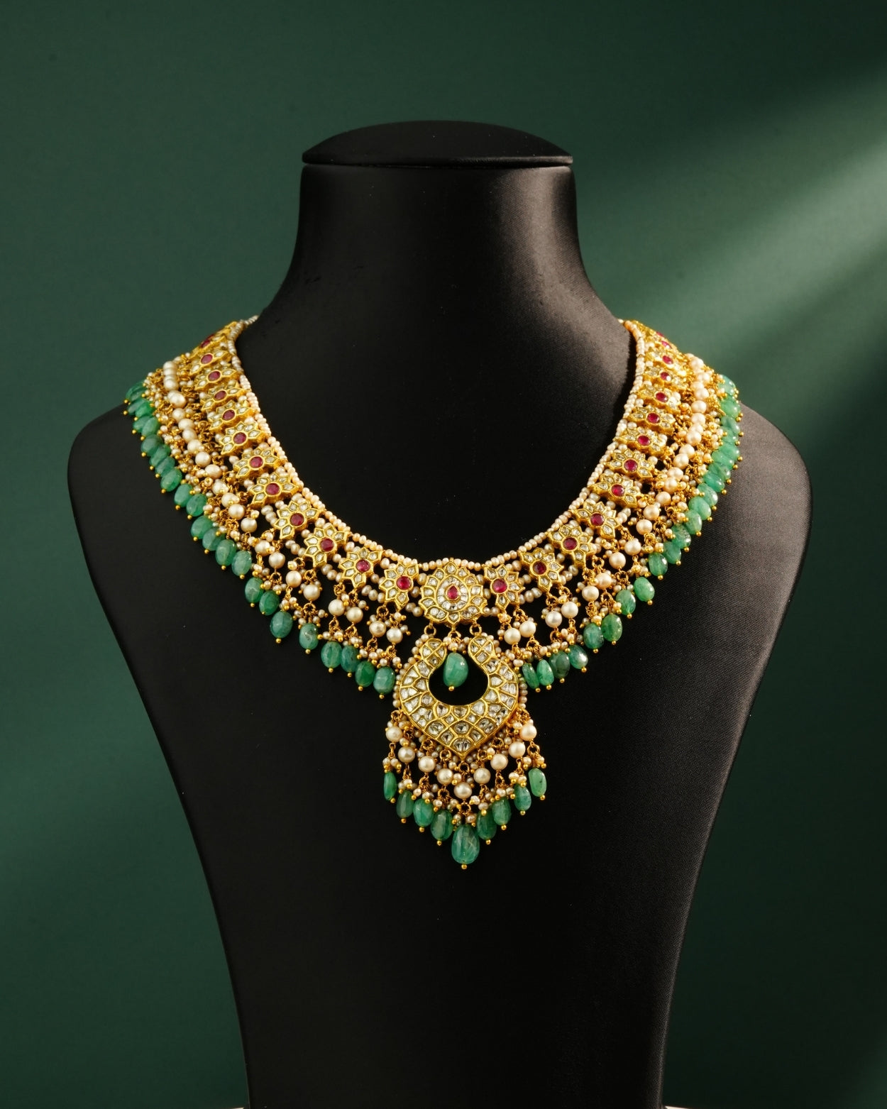 Snigdha Polki Long Necklace