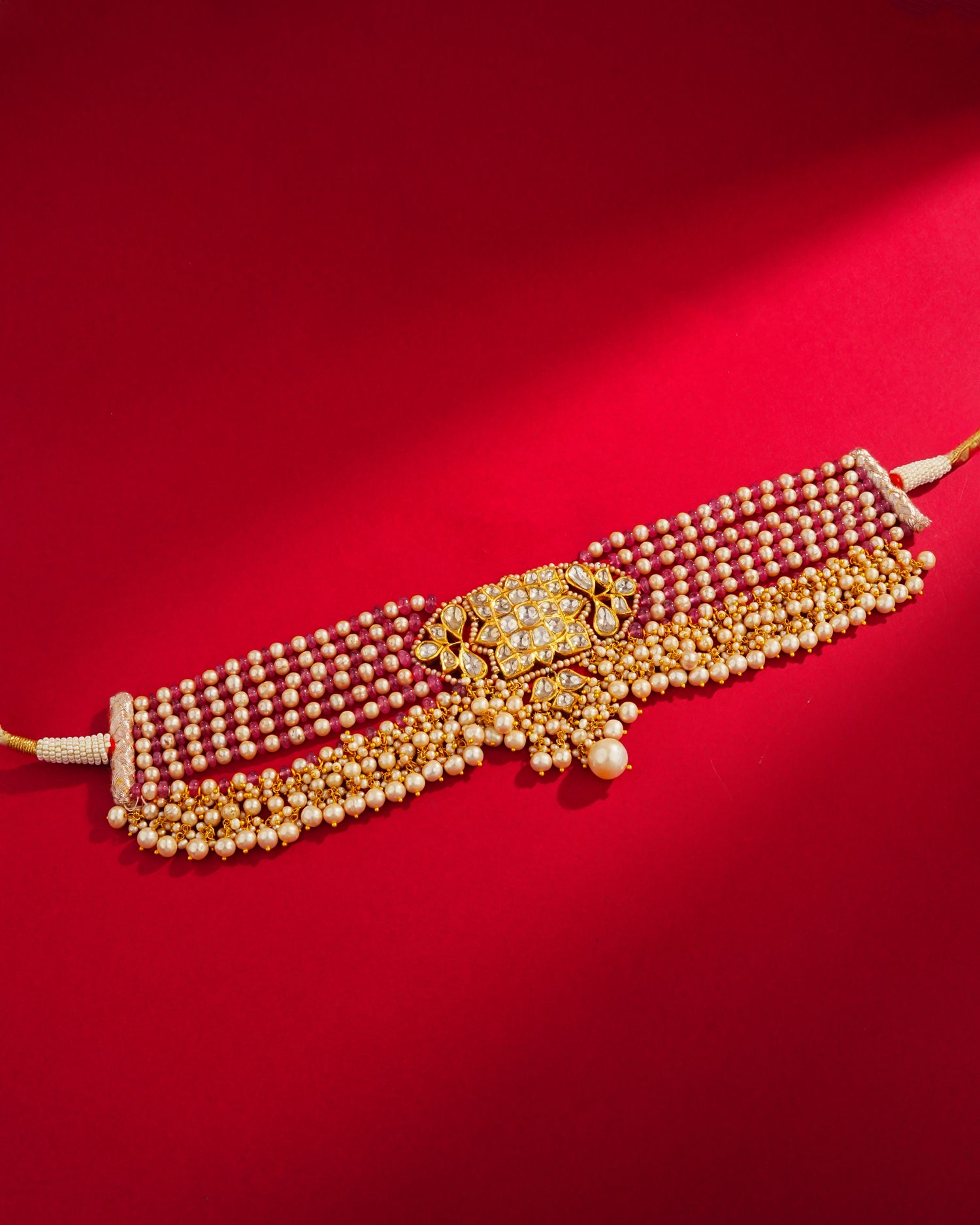 Nahila Polki Bead Choker