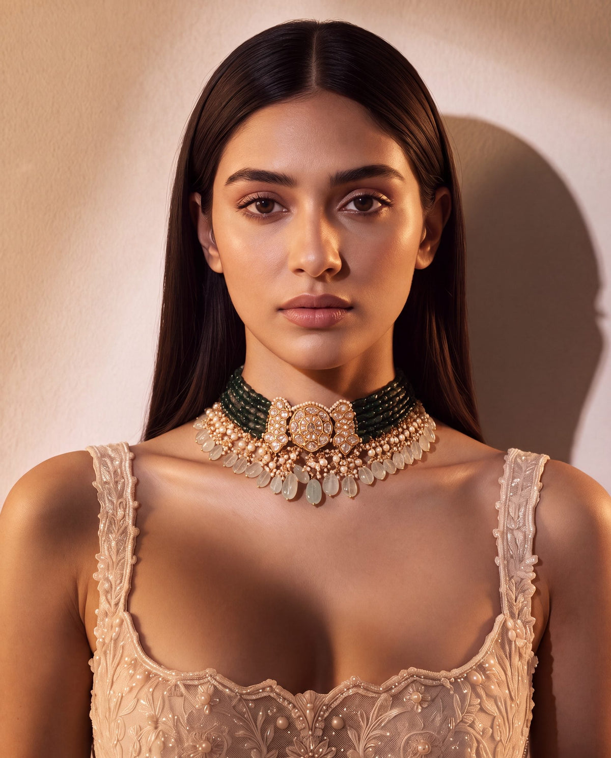 Avika Polki Bead Choker