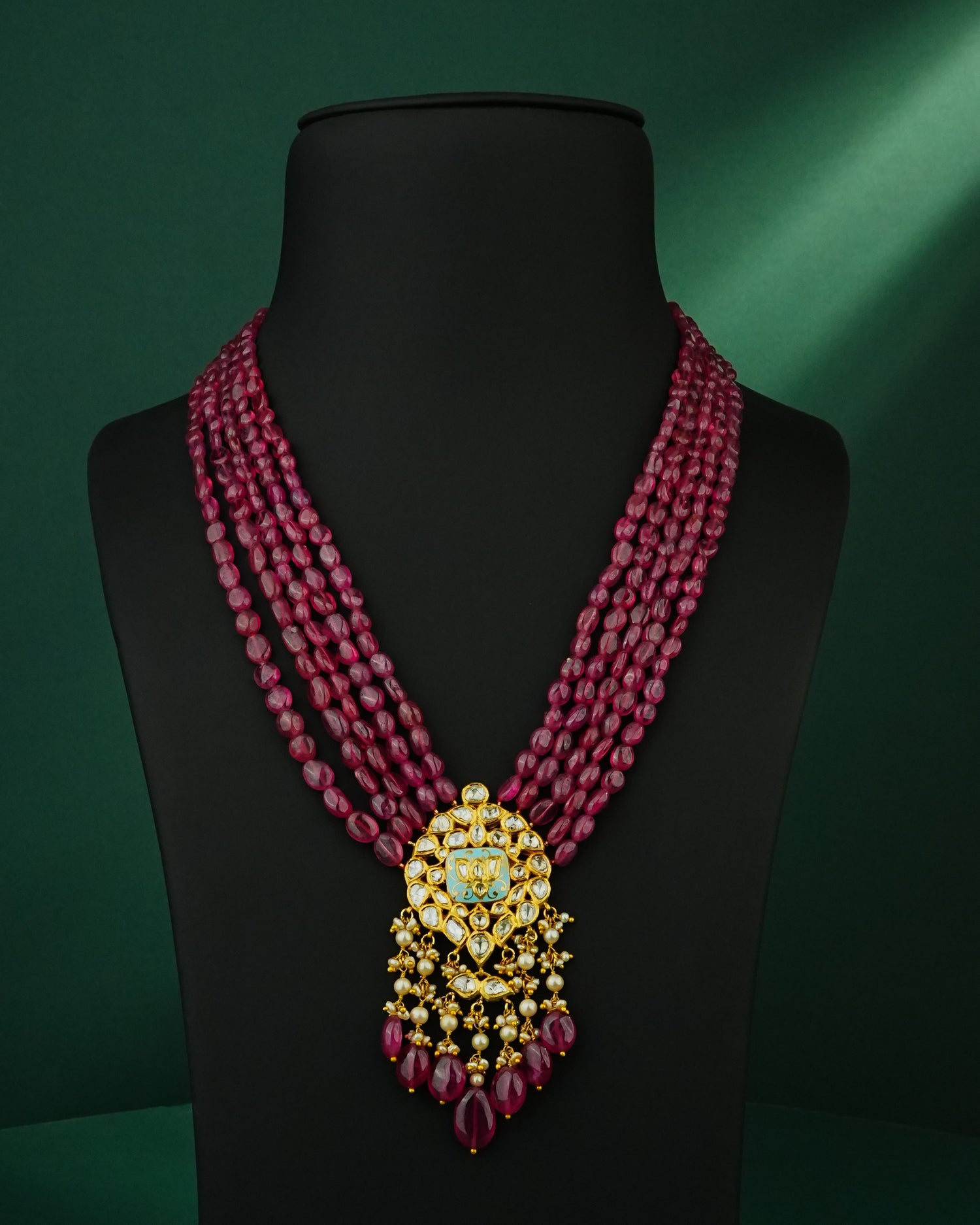Zaida Polki Bead Pendant