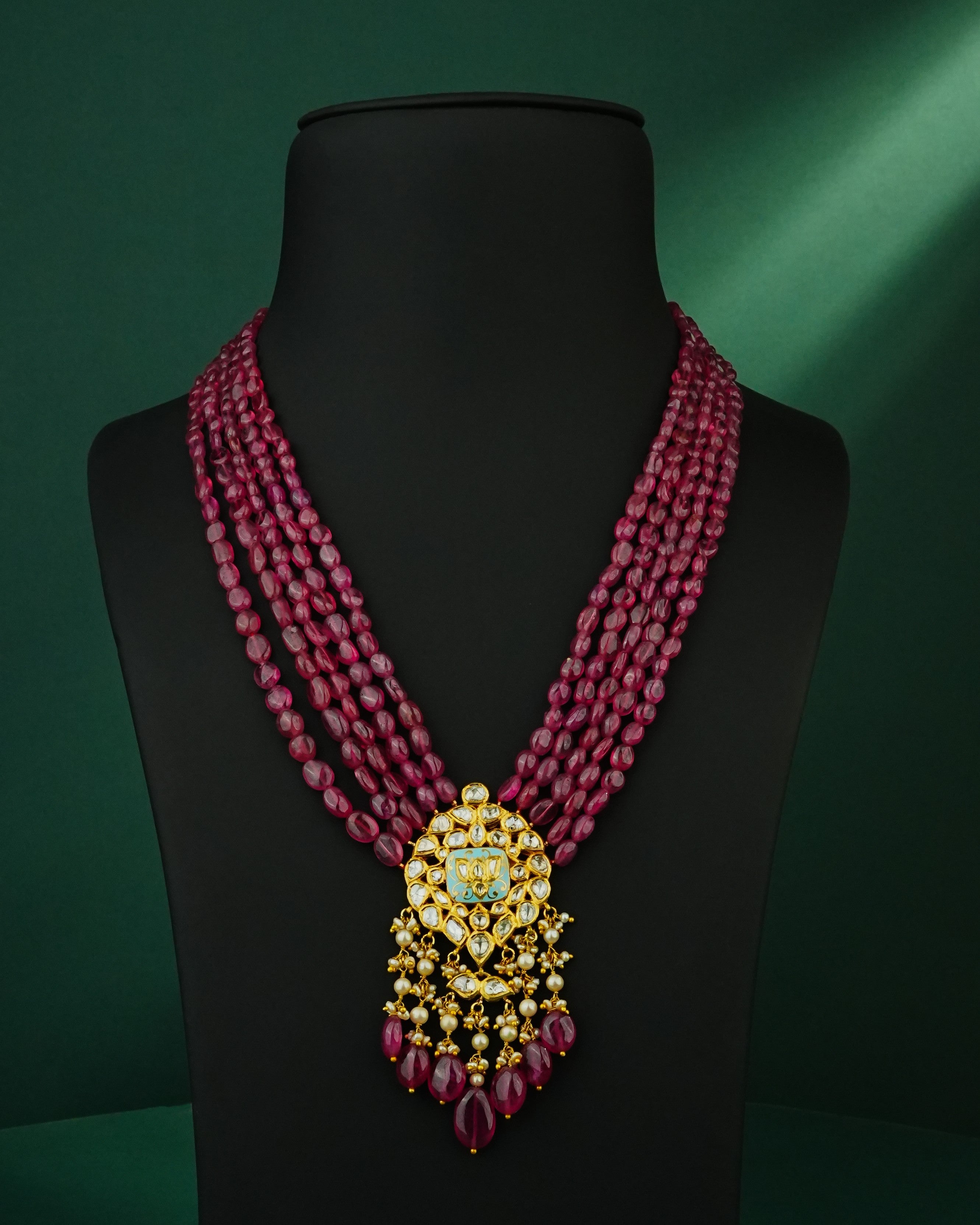 Zaida Polki Bead Pendant