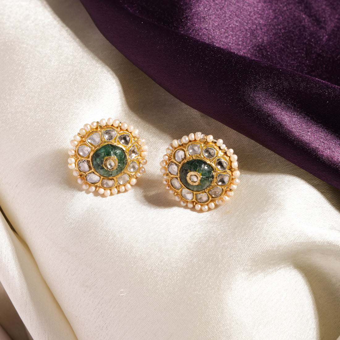 Amita Necklace And Ankita Tops Polki Set