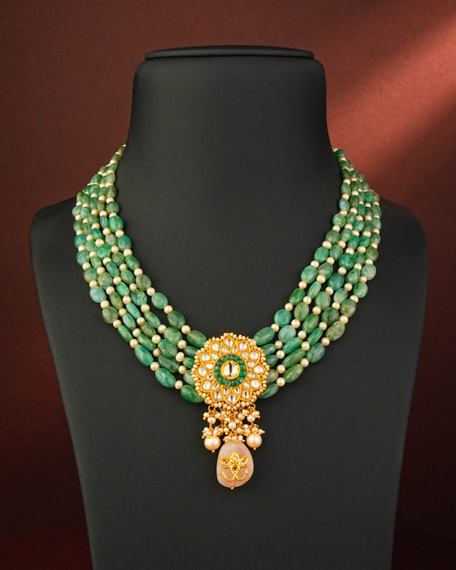 Prekshana Polki Bead Pendant