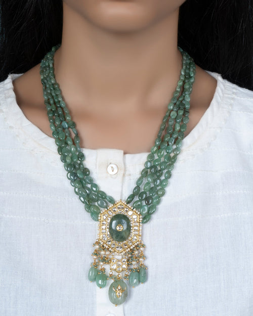 Alpa Polki Bead Pendants