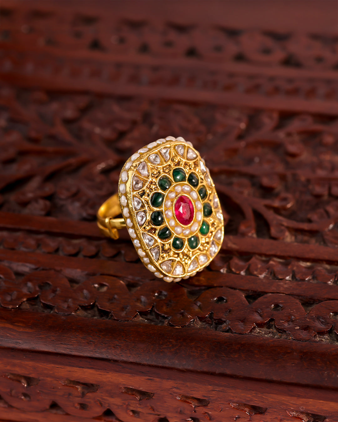 Ruchika Polki Ring