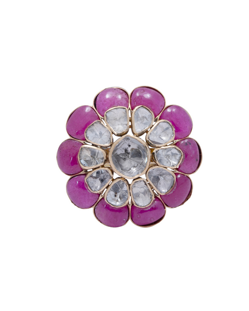 Sumal Polki Ring