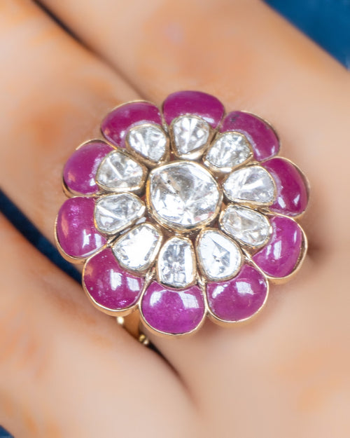 Sumal Polki Ring